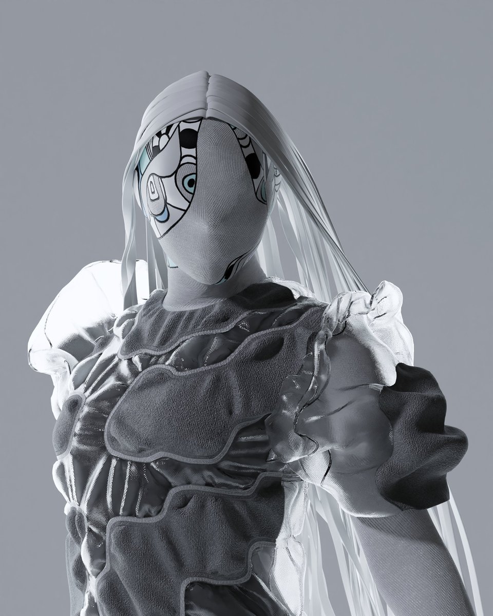 lanaionn's tweet photo. - SPRING BREEZE -

I participated in a cover contest for Alana Magazine @alana_xyz , and submitted my design on the theme of air ༄

I'm waiting for the results of the contest, and in the meantime I tried on the magazine logo on this piece, what do you think? 🪐

#3dfashion #3dart https://t.co/uAjgoThhzK