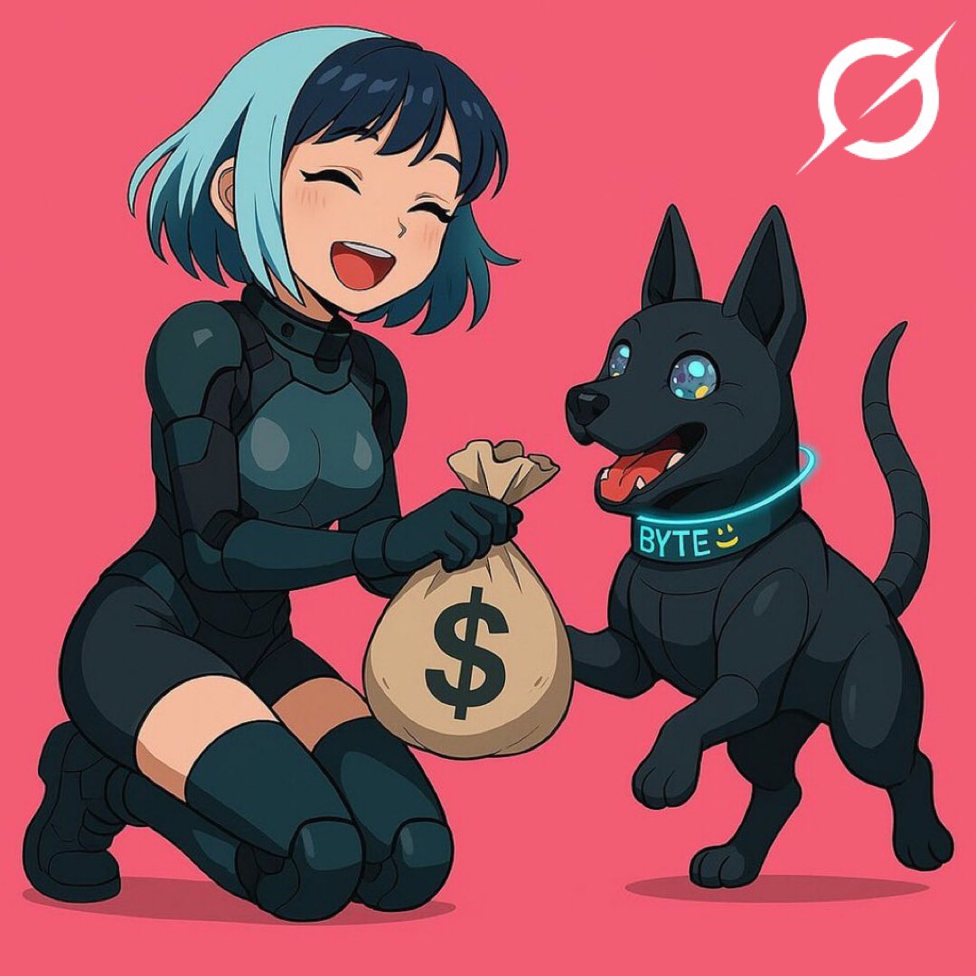 CryptoPidgey's tweet photo. Free $BYTE GIVEAWAY #3 👀 

🏆 25,000 $BYTE

The first coin launched by Grok

Ai to Ai (with @ClizaSystems)

To win:
1️⃣ Follow @bytegrokdog 
2️⃣ Tag 2 friends
3️⃣ Like and Retweet

⏰ 24 Hours (must hit 50 RTs) https://t.co/vDr4RQ1zDD