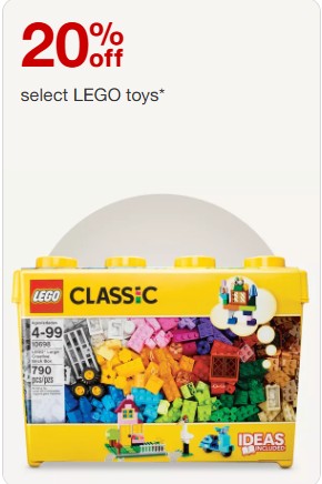 semmedianinja's tweet photo. Select Lego Sets are currently on sale for up to 20% off at Target #ad #lego #starwars #disney #pixar #legocreator #minecraft #marvel #harrypotter #buildingset #buildingtoys #buildingkit #buildingblocks #sale #target
https://t.co/NykmKWhf6i https://t.co/kEoG25Wygj