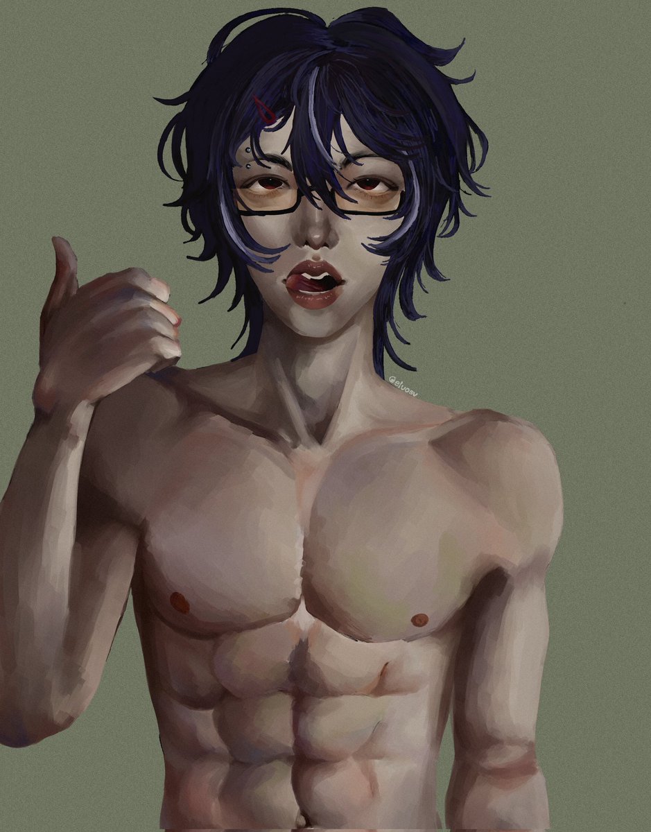 Hi, this is my oc, Atsuo #art #digitalart #oc