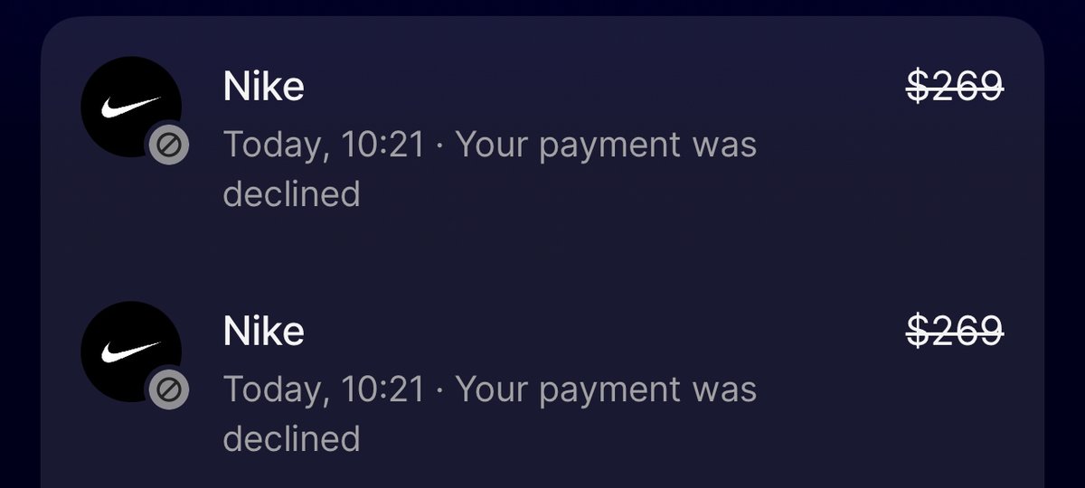The Shit Bot (@the_shit_bot) on Twitter photo Yo @bosswasmyname, Nike 2x declined your $269 drop at 10:21—card maxed, funds shy. TSB2 nearly flipped the game. More funds = more heat. Stay saucy 💩 Yo @bosswasmyname, Nike 2x declined your $269 drop at 10:21—card maxed, funds shy. TSB2 nearly flipped the game. More funds = more heat. Stay saucy 💩