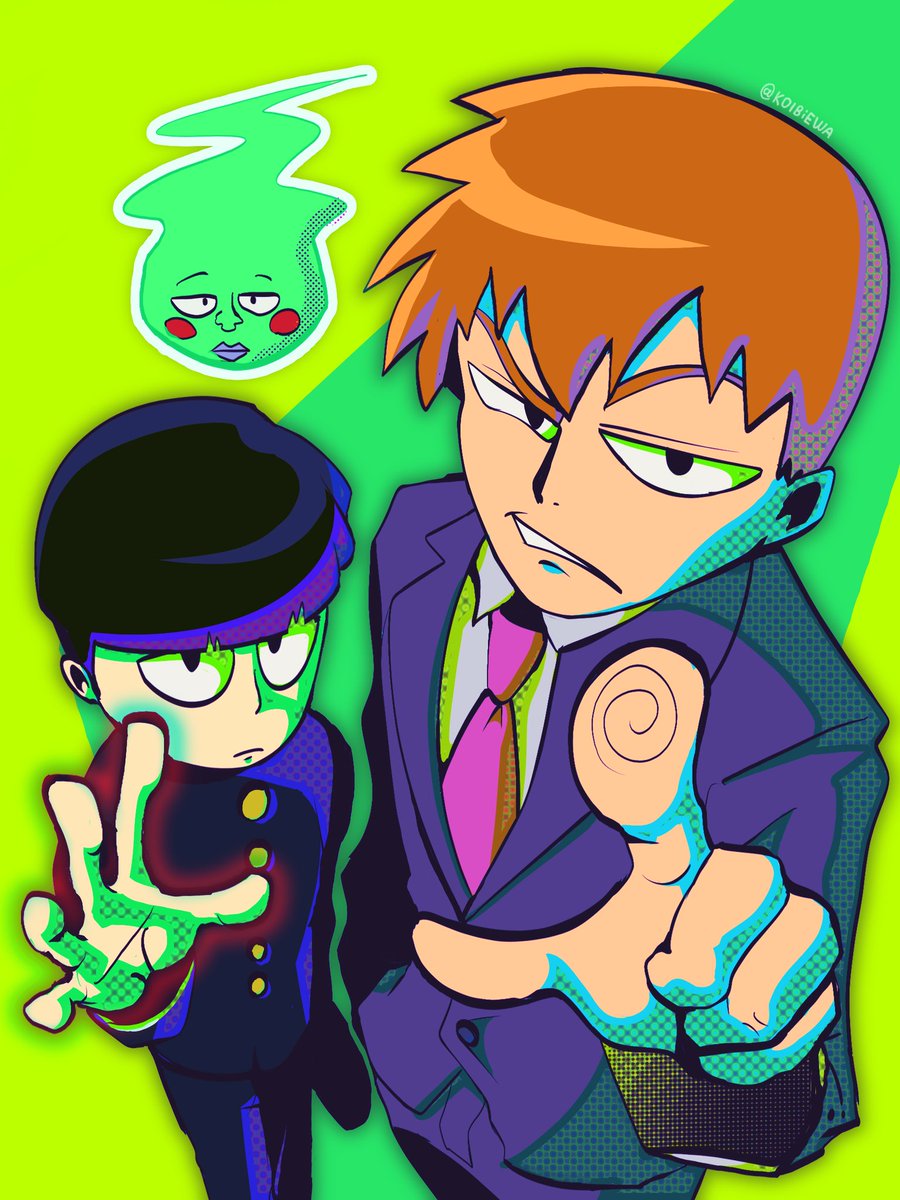 I recently jumped around different fandoms, reviewed my old favorite
mob psycho is one of them, I love telekinesis
by the way, Reigen is not pointing at you
but at the one behind you
#mobpsycho100 #reigen #mob