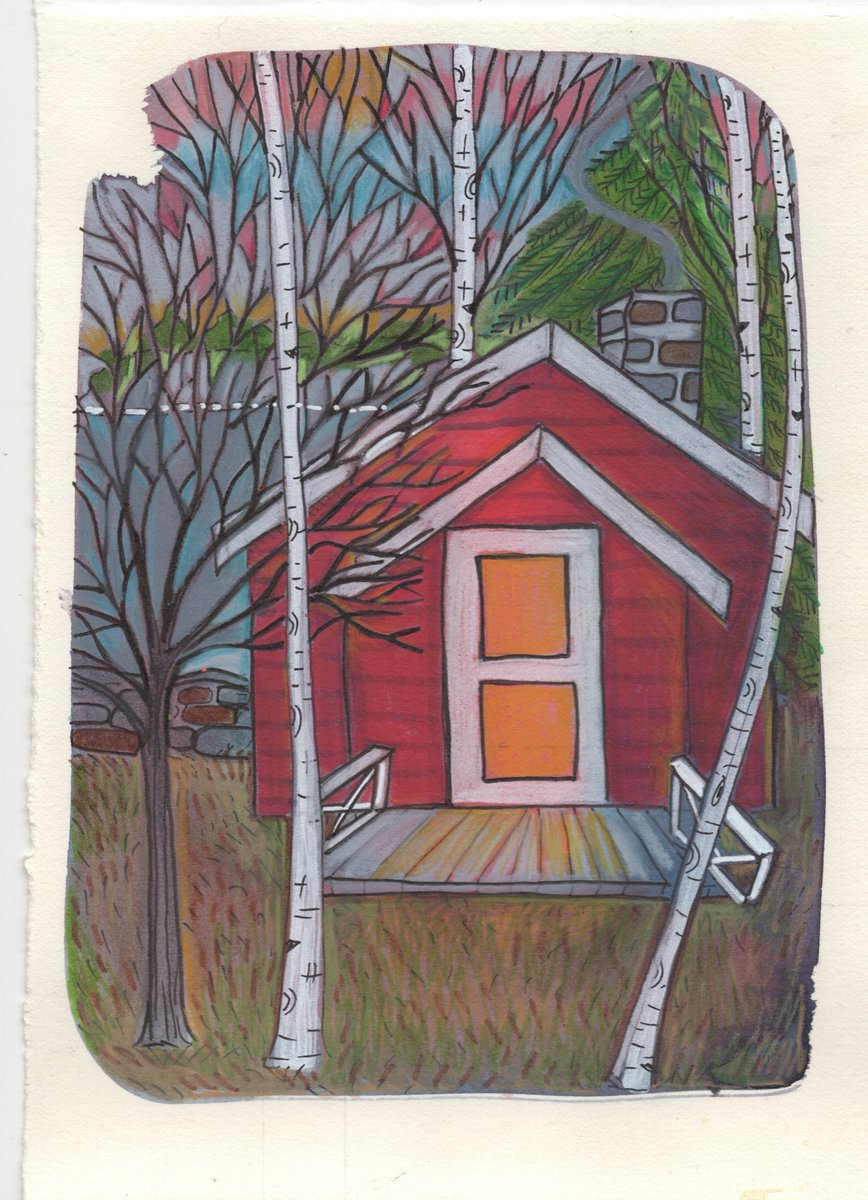 drawstuff's tweet photo. #sundaytrees #peace #lilstuga #nancycarlsonstudios #springhasarrived https://t.co/BdBfIURWW6
