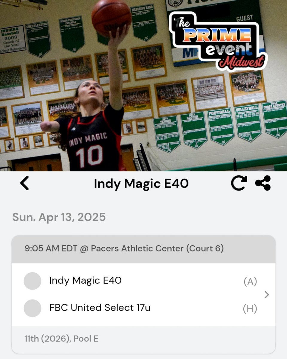I spent the Saturday focused on improving  my marks for track &amp; field.  Finished 1st in high jump at the Columbus North Invitational, &amp; I have a new PR for my 200m! It's Sunday, and I'm back on the grind at The Prime Event w/ <a href="/IndyMagic/">IndyMagicB-Ball</a> #multisportathlete #workingfortheweekend🔥