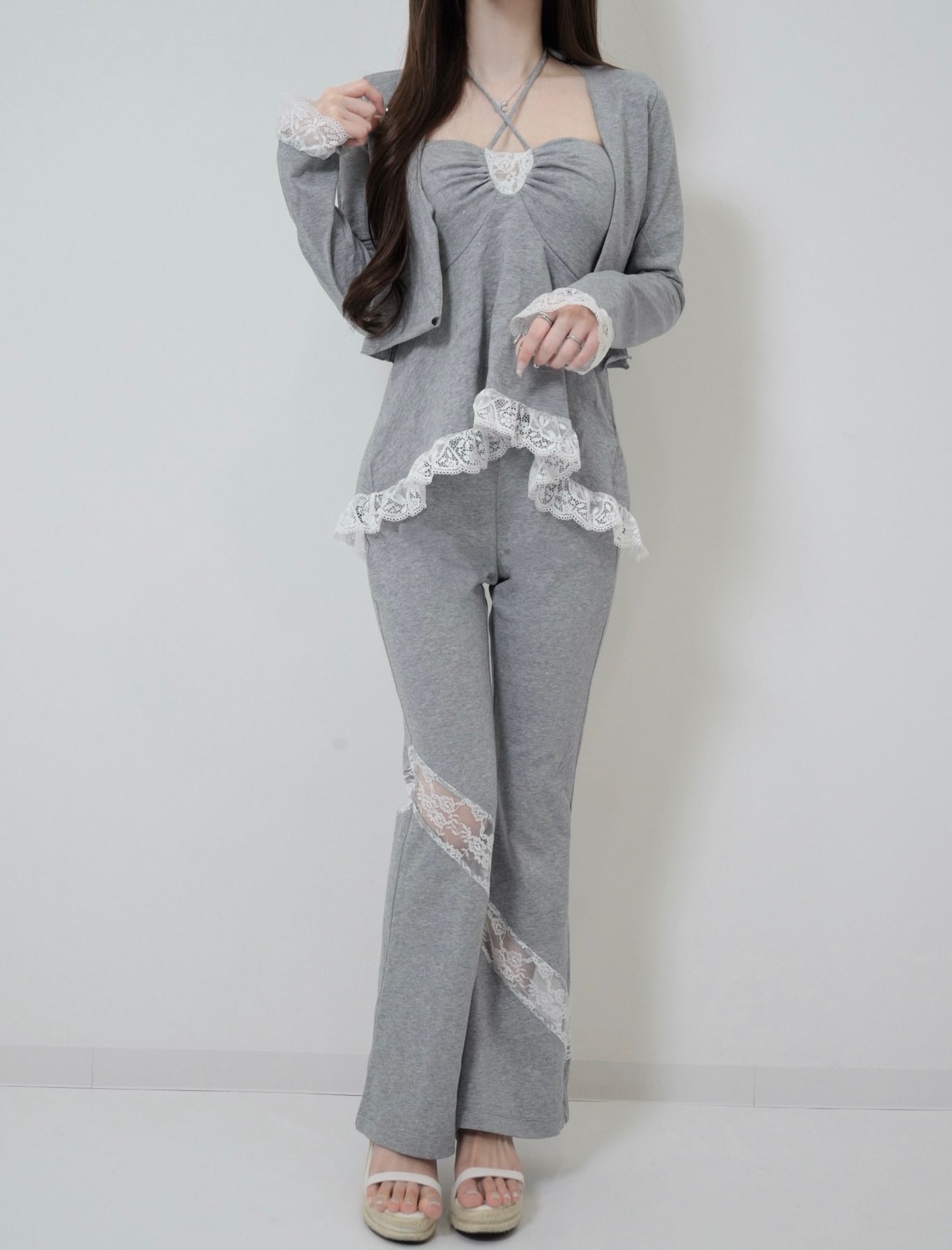 Lumignon ルミニョンMellow Heart Tulle Top