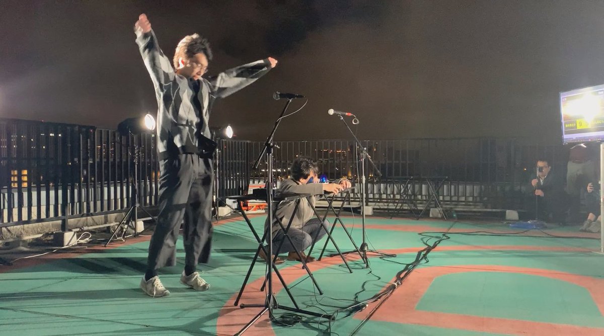 今大会の準決勝・決勝は屋外会場である東京都江東区の「the SOHO」屋上ヘリポート特設会場にて実施しました！
#allcomersquiz