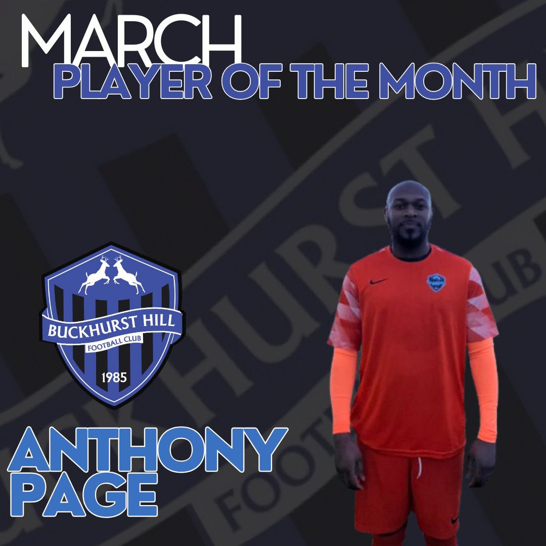 🔵 𝗦𝗧𝗔𝗚𝗦 𝗠𝗔𝗥𝗖𝗛 𝗣𝗟𝗔𝗬𝗘𝗥 𝗢𝗙 𝗧𝗛𝗘 𝗠𝗢𝗡𝗧𝗛 ⚫️

We finally get to unveil our March Player Of The Month, which goes to …. Anthony Page 🧤

A leader in the team and a brilliant shot stopper ⏹️

#COYSTAGS
