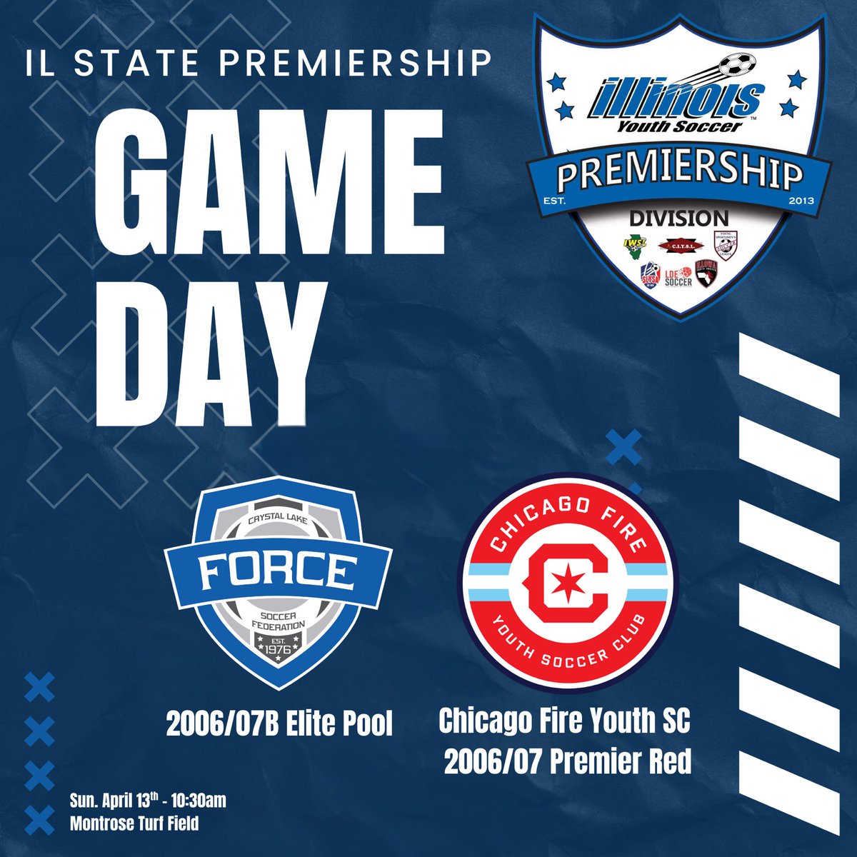 forcefcofficial's tweet photo. It’s GAME DAY for our 2006/07B Elite Pool as well‼️
Good luck in your first @ILYOUTHSOCCER State Premiership game vs. Chicago Fire Youth SC!
You’ve got this, boys!
#goforce #statepremiership #firstgameoftheseason⚽️ https://t.co/8QG3Eijeqp