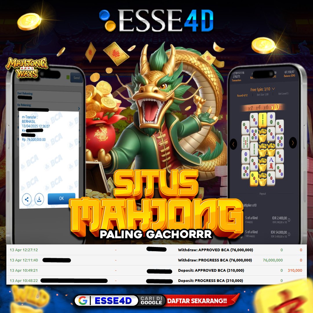 esse4d's tweet photo. Ingin Menang Seperti Langsung Aja Di Klik Link Dibawah Brather

LINKDAFTAR:https://t.co/D2Sy2VLSE2

#viral #fyp #foryou #IndonesiaGelap #sorotan #semuaorang #viralindo #terbaru #hotelparadise #esse4d https://t.co/nhgT2NZ4Df
