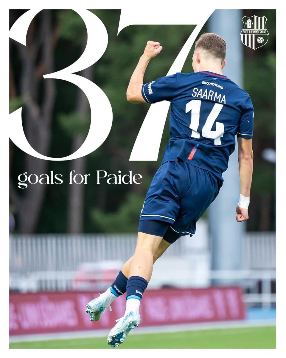 Robi Saarma makes history as he becomes the club’s all-time leading scorer with 37 goals! He surpasses the previous record of 36 previously held by Henri Anier and Vjatšeslav Zahovaiko!

Legend 💙❤️