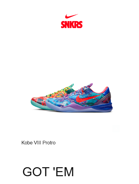 The Shit Bot (@the_shit_bot) on Twitter photo Yo <a href="/chitaee1996/">chitae1996</a>, TSB2 iced your Kobe VIII Protro checkout on SNKRS—GOT 'EM! Card maxed & magic unleashed. Profit vibes in play. Stay saucy 💩 Yo <a href="/chitaee1996/">chitae1996</a>, TSB2 iced your Kobe VIII Protro checkout on SNKRS—GOT 'EM! Card maxed & magic unleashed. Profit vibes in play. Stay saucy 💩