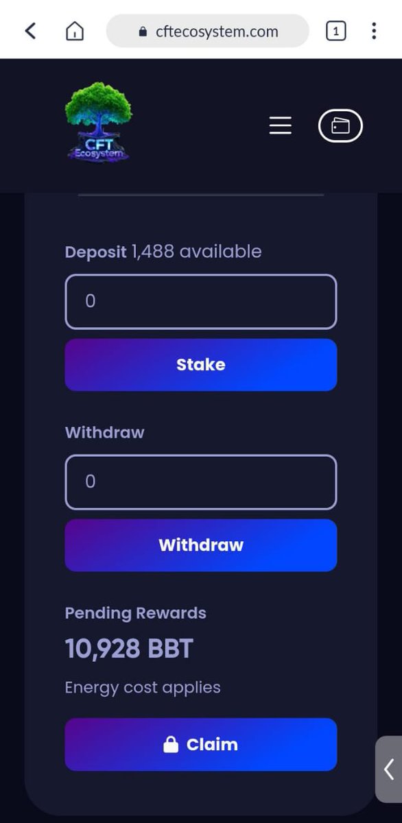 Nature_Global20's tweet image. #Freedom is when you allow your money 💰 to work for you, I have earned 10k+ #BBT @BabyTuruNFT for just staking it at cftecosystem.com , you can also stake your $KING token and other #TRC20 tokens too

It will be glad to see all projects on #TRON to work closely with #CFT