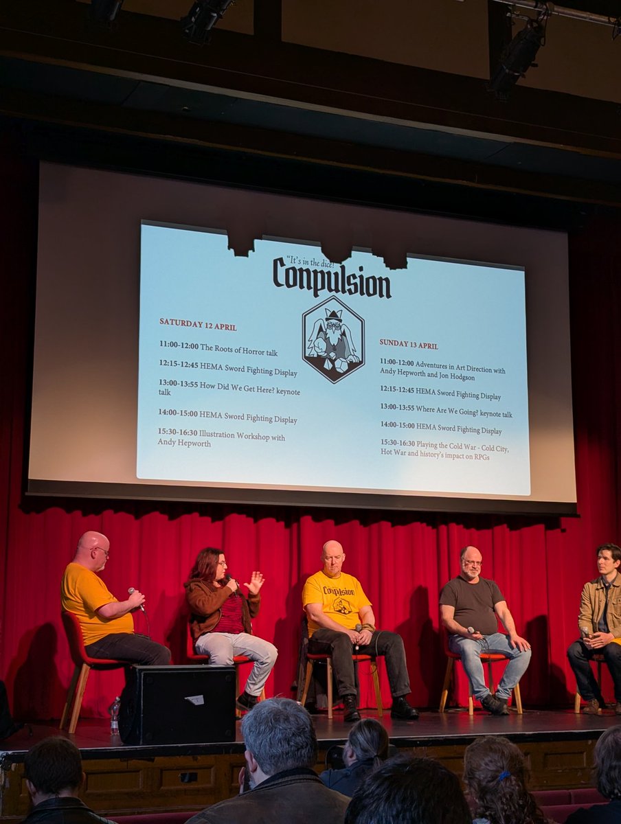 Ron Edwards, Discourse, Stuart Boon and Trevin York join Phil Harris (Chair) in a talk about the current state of the games industry and how the hell we got to this place.