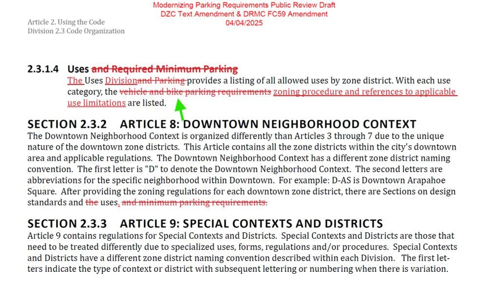 BikeDenver5280's tweet image. Does it also eliminate all #BikeDenver #ParkingMinimums in #Denver?
Can someone please find out for sure?