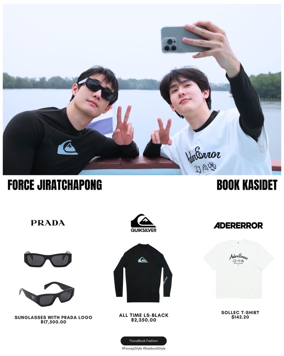 ForceBook_F's tweet image. Forcejs Style ✨
👕 @Quiksilver #quiksilver :ALtL TIME LS-BLACK
🕶️ @Prada #PRADA :Sunglasses with Prada logo
 
Kasibook Style ✨
👕 @_adererror #ADERERROR :Sollec t-shirt
👕 @Quiksilver #quiksilver :ALtL TIME LS-BLACK

#fforce_ #kasibook #forceBook 
#ForcejsStyle #KasibookStyle