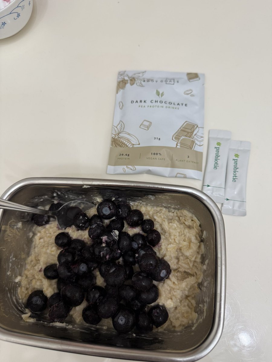 今晚的狗糧

燕麥+藍莓+蛋白粉+益生菌