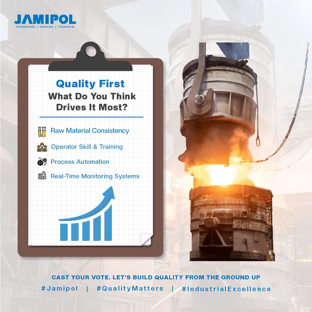 JAMIPOL24041995's tweet photo. ✨ Quality is Never an Accident—It's a Result of Smart Choices!
At JAMIPOL, we believe quality starts at the core—but what do you think drives it the most? 🤔
🔹 Raw Material Consistency
🔹 Operator Skill &amp; Training
🔹 Process Automation
🔹 Real-Time Monitoring Systems https://t.co/Yo645Cnk8i