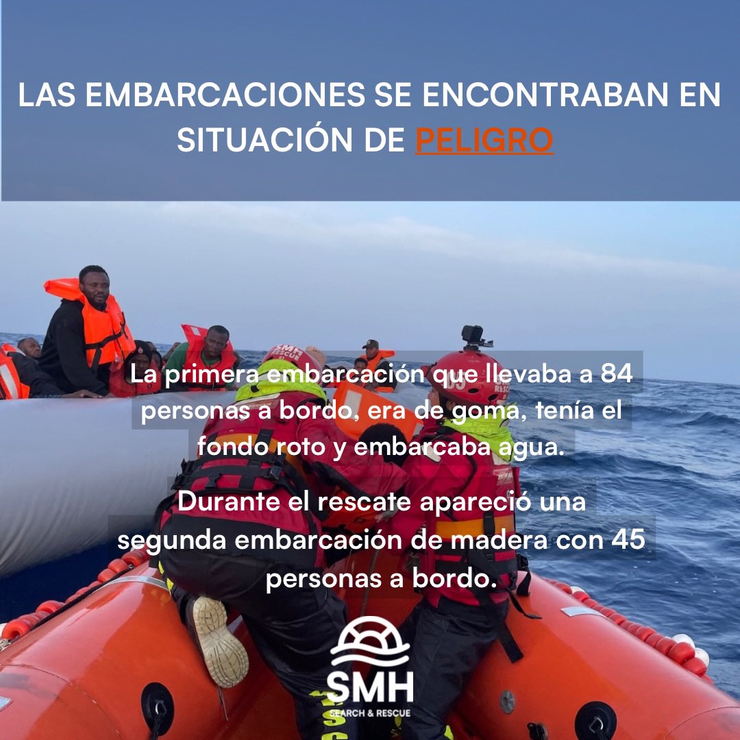 maydayterraneo's tweet photo. 🚨 Erreskate berria Mediterraneo Erdialdean 🚨
Gaur goizaldean, Aita Marik 125 pertsona erreskatatu ditu arrisku larrian zeuden bi ontzitan. 📷  @Vickyegarcia 
#AitaMari #Rescate #MediterráneoCentral #DerechosHumanos #SMH #SalvamentoHumanitari https://t.co/QhAKisDj7D