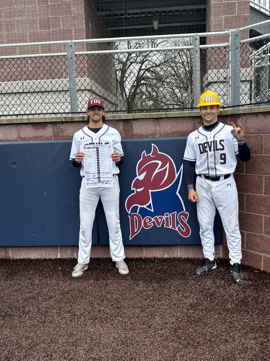 FDU_Baseball's tweet photo. Friday’s Game 1 Final from Naimoli Ballpark! https://t.co/Y09D9VkFxP