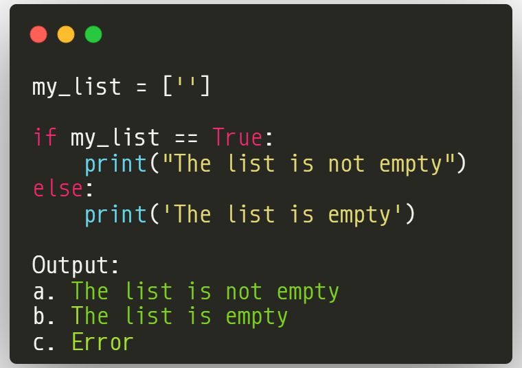 RealBenjizo's tweet image. Python Question:

Put your thinking caps on. Explain the behavior of this code.

What is the output of this code, and why?