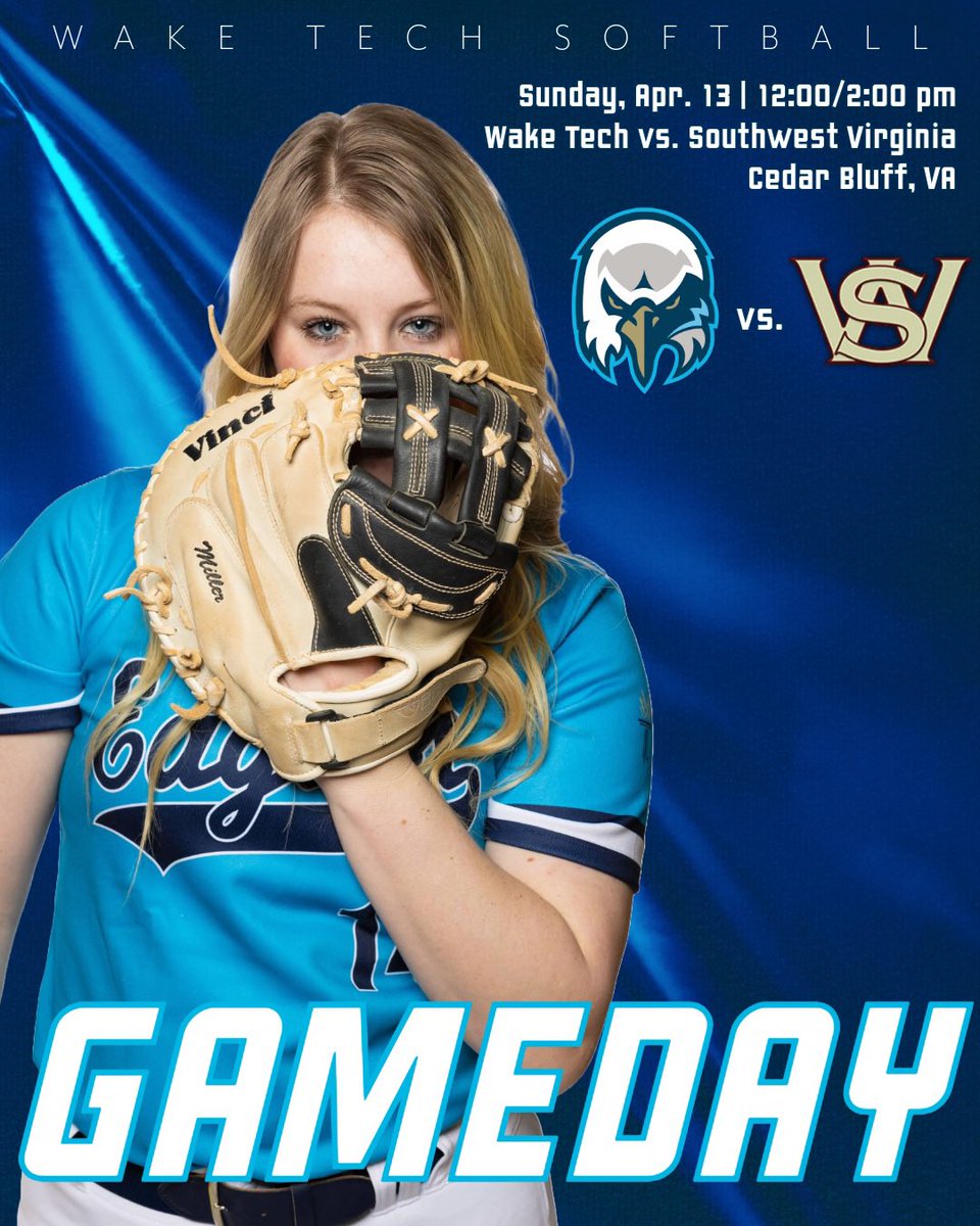 🥎 GAMEDAY
🆚 Southwest Virginia
🕛 12:00 pm
📍 Cedar Bluff, VA