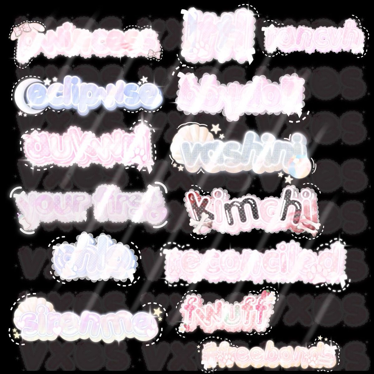 LOGO/WATERMARK COMMISSIONS!
(based on complexity &amp; details)
simple = $1 / 150 rbx wt
normal = $1.75 / 200 rbx wt
hard = > $2 / 250 rbx wt
ONLY accepting paypal for $
dm my discord to purchase! 
discord.gg/QPH33weaNB