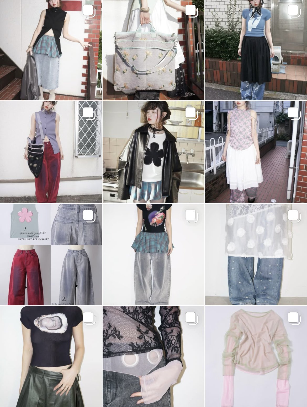 musubore ムスボレ・クレーター ハトメデニム/ブラック musubore