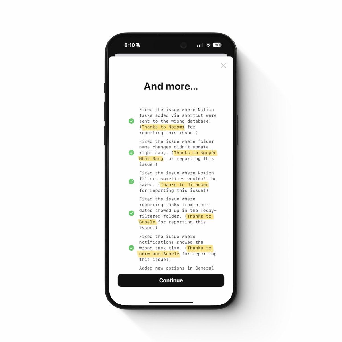 karl_apps's tweet image. Always grateful to everyone who takes the time to report issues. You’re the reason SyncTasks keeps getting better!
