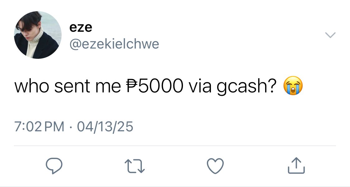 a one-shot verkwan au wherein tristan (sk) sends money to ezekiel (vn), his ex, via gcash to try and see if that is still his number