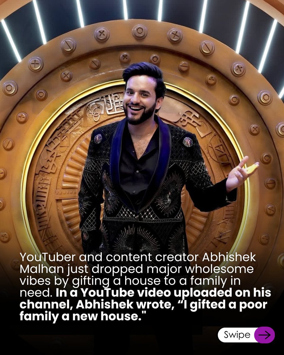 WhosThat360's tweet image. "Is video ko aap log itna pyaar dijiyega ki isse inspire hoke aur bhi log aise kaam karein," wrote Manisha Rani, applauding the heartfelt gesture.

More power to you, Abhishek Malhan! 👏

#ManishaRani #AbhishekMalhan
#AbhiSha