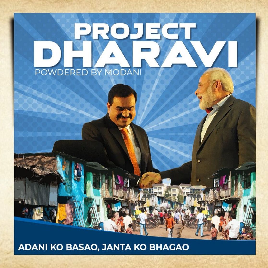 RajhansSpeaks's tweet image. Modi&apos;s Mission: Adani Ko Basao, Janta Ko Bhagao.
#DharaviRedevelopmentProject 
#धारावी_पुनर्वसन_प्रकल्प
