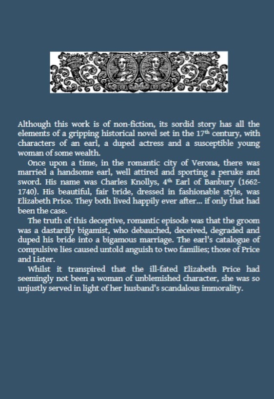 SueCooperBridge's tweet photo. A #scandalous true story of lies, more lies and unbelievable duping of two unfortunate women by one of #England's most despicable #17thCentury #Bigamists
Who was the true Countess of Banbury👰👰?
Kindle Edition: £2.99
Paperback: £8.99
Hardcover: £14.99
https://t.co/A7HBP0xgGH https://t.co/F451QrzLbE