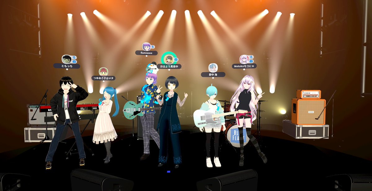 MotokoLibrary's tweet image. お疲れ様でした～♬  #cluster #おまよう真夜中 #BLUEFLAME
cluster.mu/e/6f770730-54d…