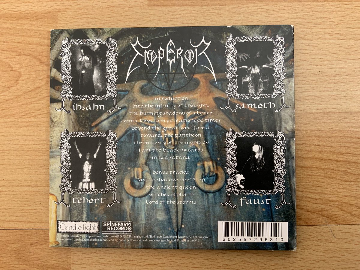 AMusikblog15440's tweet photo. Emperor - In the Nightside Eclipse (1994)

#emperor #blackmetal #heavymetal #heavymetalcollection #cd #cdcollection #cdcollector https://t.co/3aSnWZGLeF