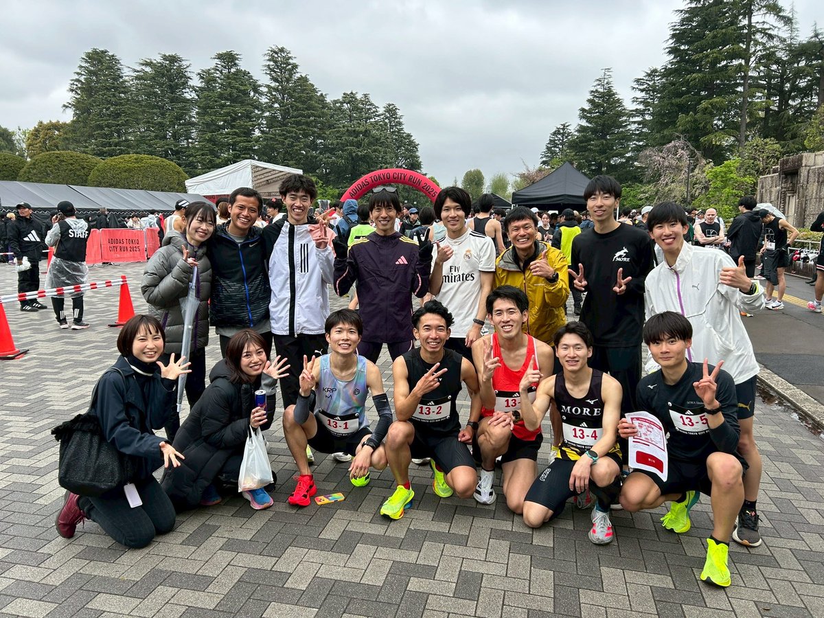 t919s's tweet photo. adidas tokyo city run 2025
久々に会えた人も多くて
めっちゃ楽しい大会でした😊
moreとその他諸々で
合同チーム的な感じで優勝🏆
また一ついい思いをさせてくれて
ありがとう😊 https://t.co/B5d1p16Y9t