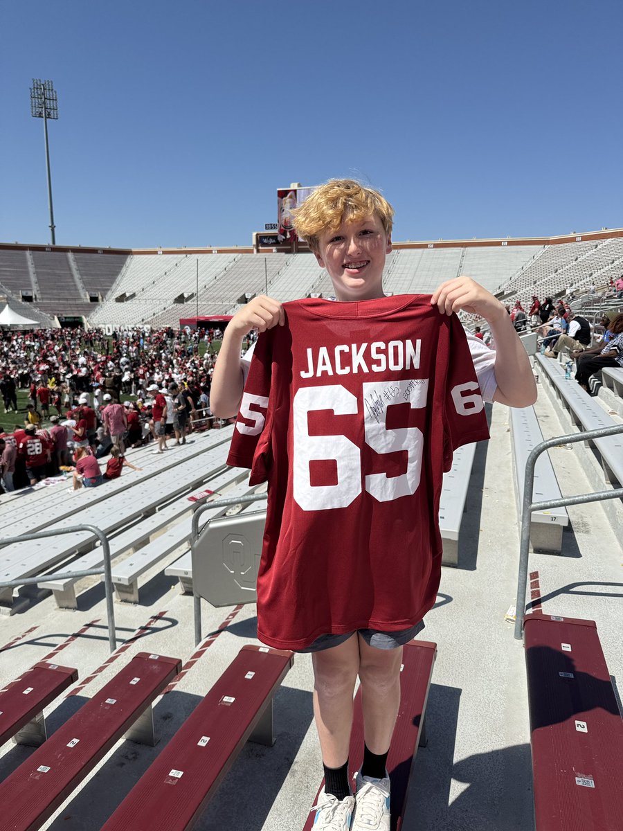 <a href="/JaydenJackson65/">Jayden Jackson</a> Thanks for the time with the fans yesterday, my son is fired up for this!