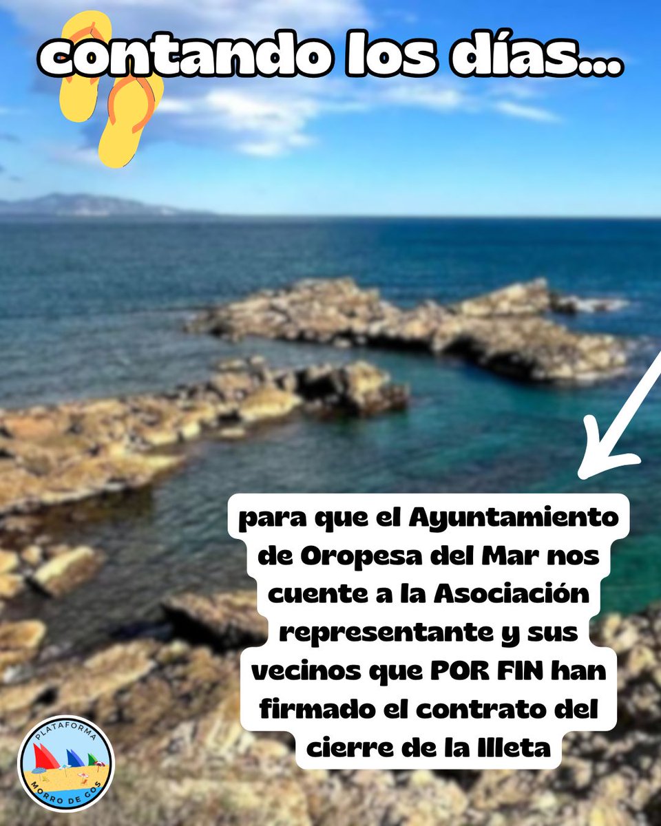PlayaMorrodeGos's tweet photo. Contando los días... para que la #PlayaMorodeGos en @Oropesa_del_mar se regenere definitivamente. https://t.co/DXciTEDsOV