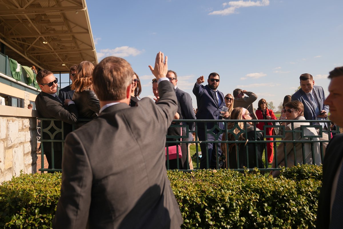 After a tough few weeks, it was great to see so many Kentuckians smiling Saturday. It was an honor to present the Stonestreet Lexington race trophy. And thanks to <a href="/keeneland/">Keeneland</a> for always delivering the best hospitality to our people and visitors from across the globe.