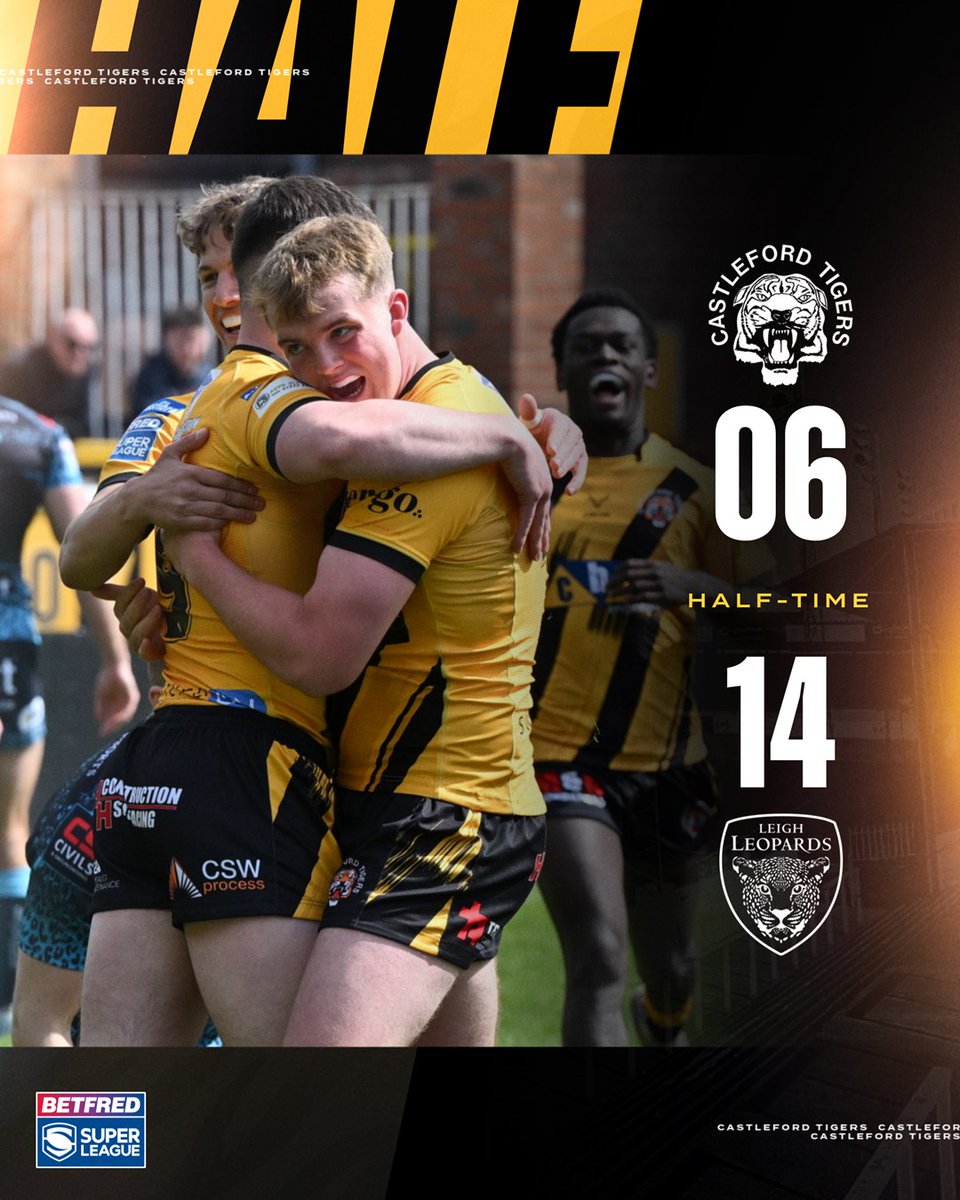 HALF TIME 👊

Come on lads!

#COYF 🐯