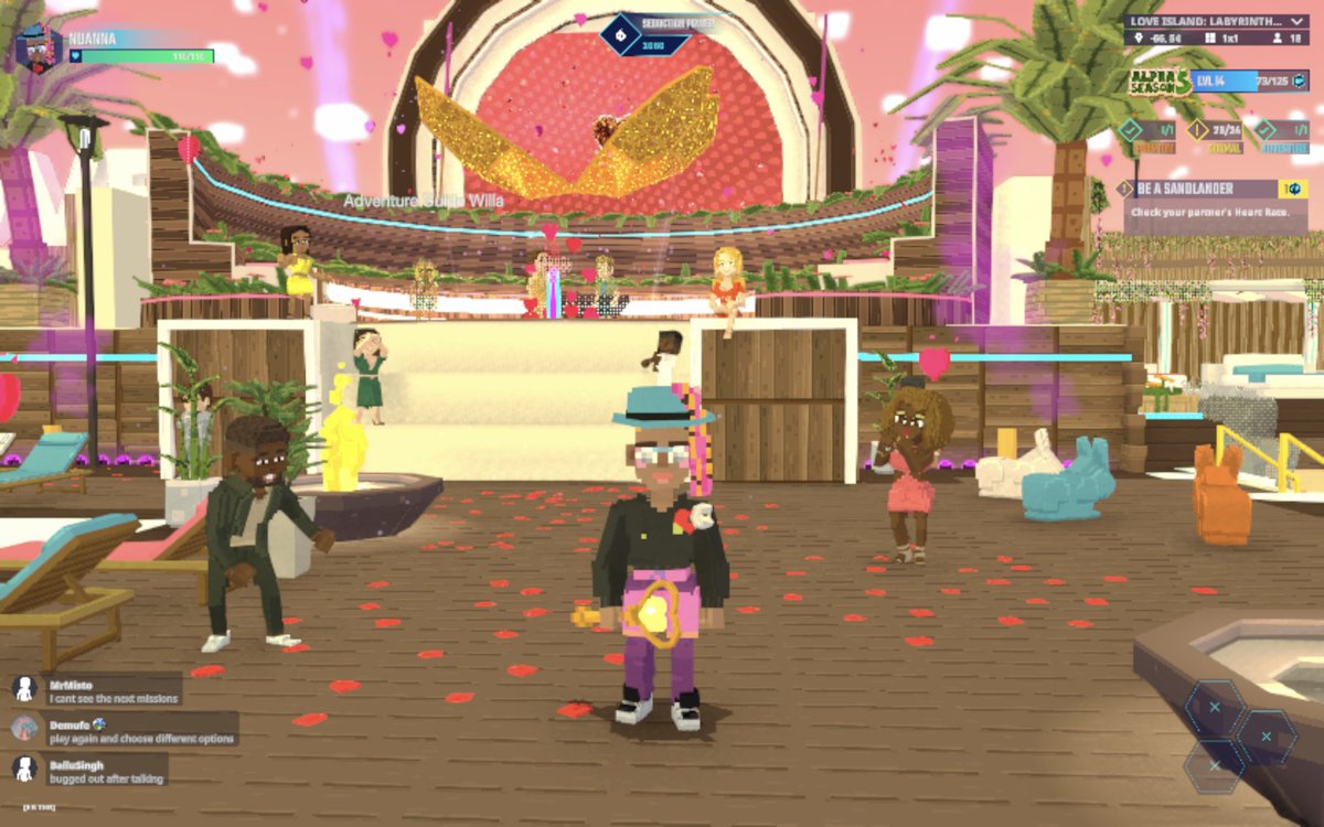 We're at the Love Island fire pity waiting to get our heads turned 👀 <a href="/TheSandboxGame/">The Sandbox</a> tsbga.me/TheSandbox #AlphaSeason5