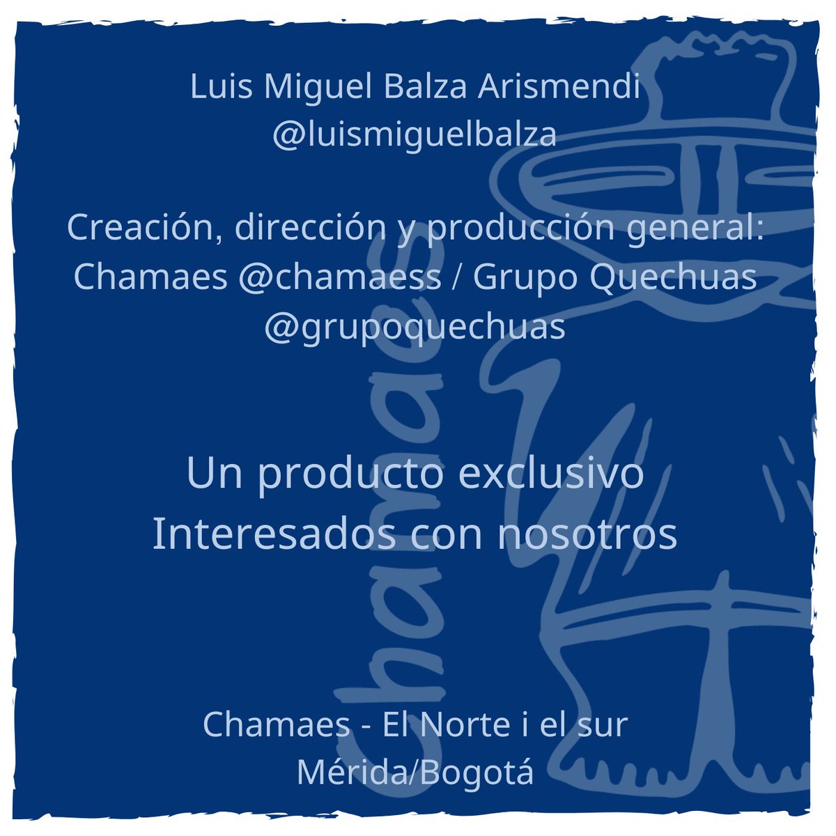 chamaesmerida's tweet photo. #Chamaes #Elnorteielsur #Rock #Ska y #Reggae latinoamericano -extensivo a la Europa latina-  Desde septiembre 2025 #LuisMiguel #BalzaArismendi #LuisMiguelBalzaArismendi #Colombia #Venezuela #Estadosunidos #USA #México #España #Francia #Italia #Alemania #Argentina #Perú https://t.co/4xv3R9IajP