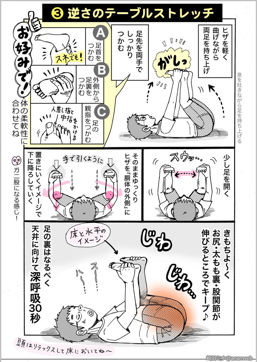ãå°»Ãè¡é¢ç¯ã»ããã
#è
°çäºé² #å·ã ã«ãªã¹ã¹ã¡ã§ã(^^)ð
(3)ã®ã¹ãã¬ããã§è¶³å
ãã€ãããšãã€ã人ã¯ã倪ããã®å€åŽãããã¶ã®åŸãã§è
ãã²ã£ããããæ¹æ³ãããã§ã
å¢ããã€ããã«ãã£ãããšã
(æŽäœåž«ããç£ä¿®ãã³ã¬)