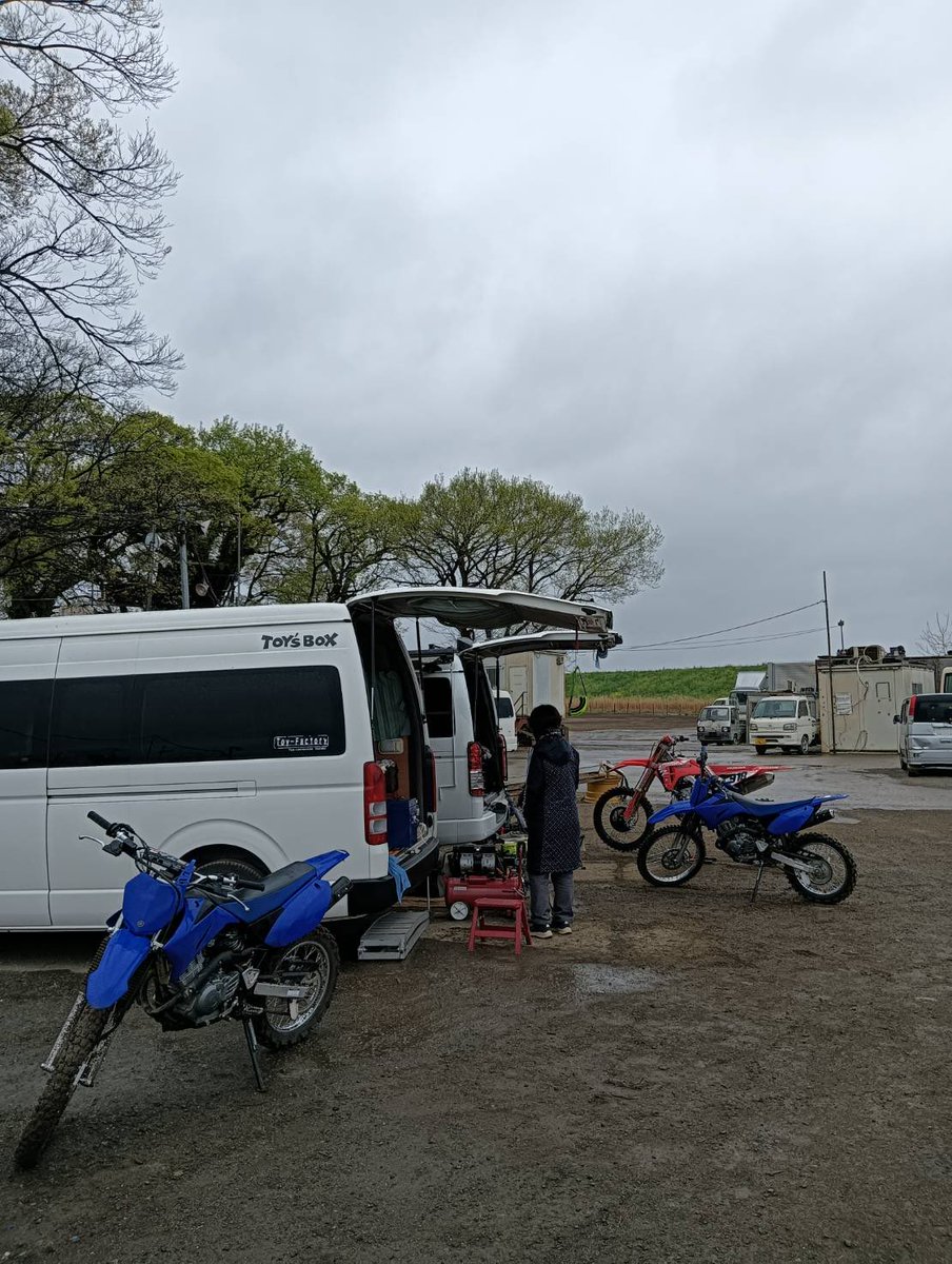 今日はオフビ、貸し切り走行でした❗️笑