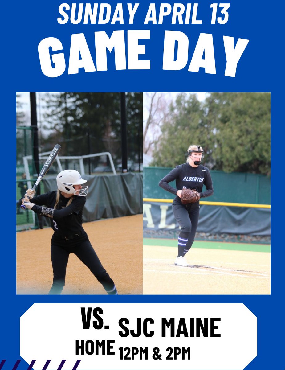 Albertus Magnus College Softball (@amc_sb) on Twitter photo GAMEDAY!! Home conference games vs Saint Joseph’s of Maine today at Shea in New Haven - 12pm&2pm!! #FearlessFalcons <a href="/Albertus_Sports/">Albertus Magnus College Falcons</a> <a href="/CoachLouAMC_SB/">Lou Bunosso</a> GAMEDAY!! Home conference games vs Saint Joseph’s of Maine today at Shea in New Haven - 12pm&2pm!! #FearlessFalcons <a href="/Albertus_Sports/">Albertus Magnus College Falcons</a> <a href="/CoachLouAMC_SB/">Lou Bunosso</a>