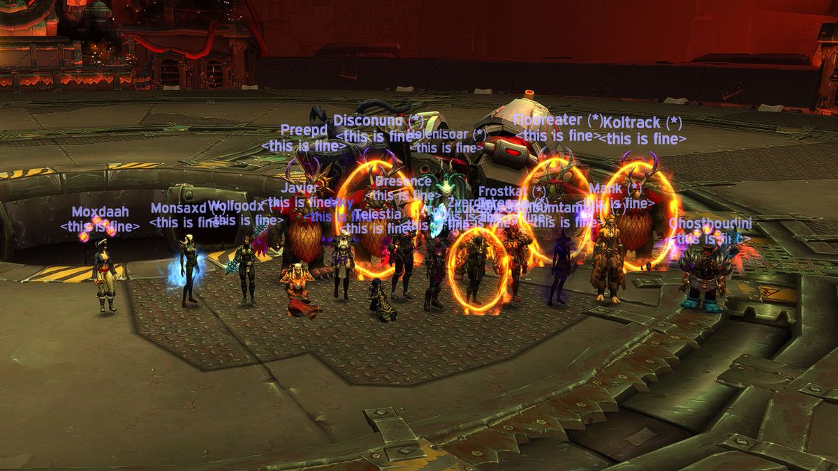 8/8 con los chicos <this is fine>🫡