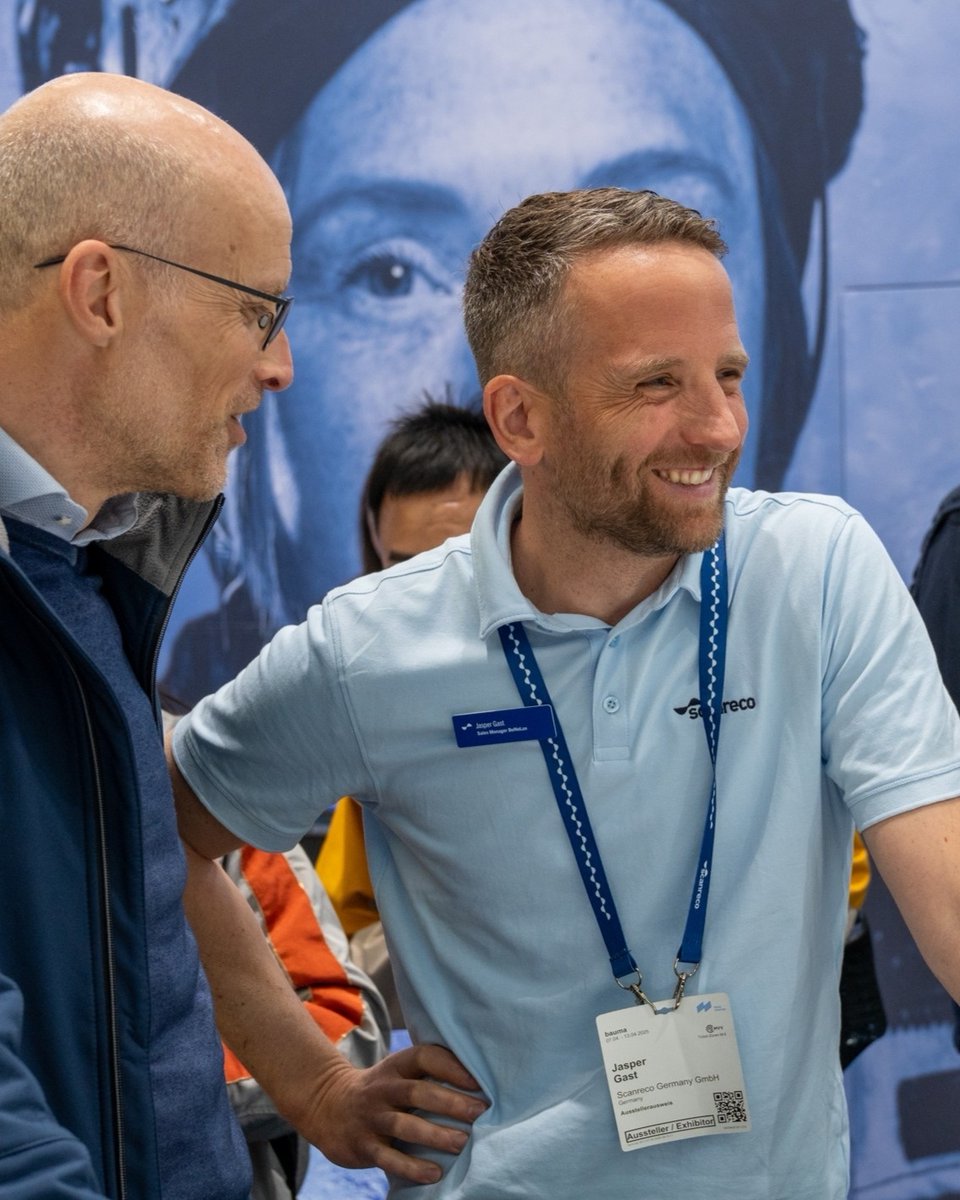 scanreco's tweet photo. Bauma 2025 is coming to an end and we couldn't be more happy with the attention, talks, and activity in our booth this week! The energy was astounding - thank you all who paid us a visit! And thank you Team Scanreco! 
💙

#scanreco #bauma #bauma2025 https://t.co/CIksy1DT2p