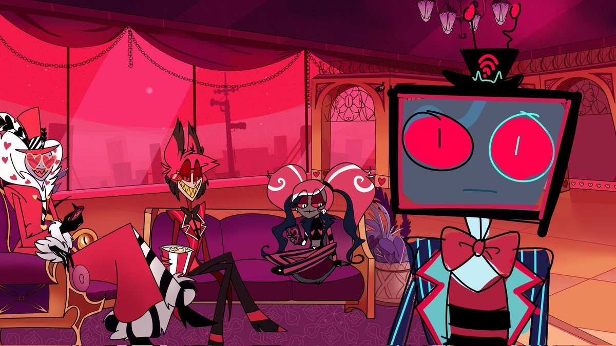 我懒得接着画了
#staticradio
#Hazbin_Hotel