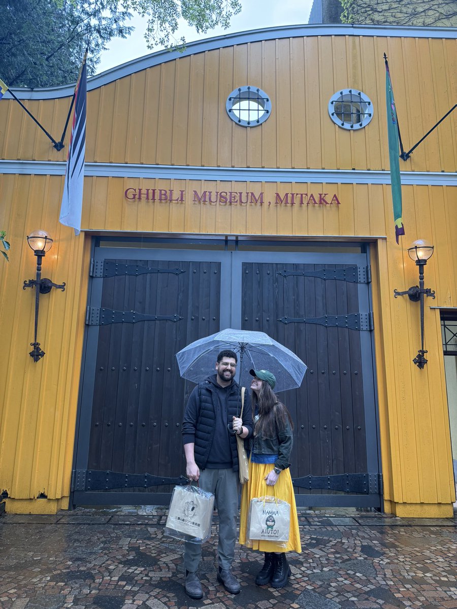 A rainy, beautiful day at the Ghibli Museum. Pretty speechless, to be honest.