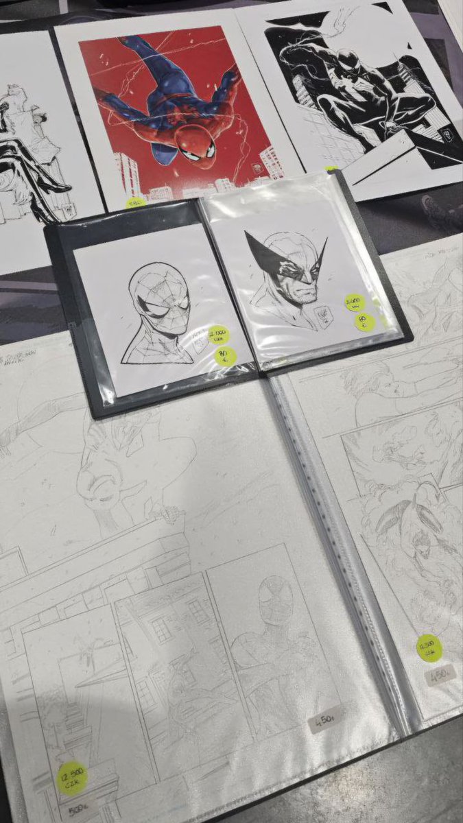 whaledencom's tweet photo. Love #SpiderMan, #Wolverine, or classic #Marvel artwork?

@marescaluca, yes, that Luca, has original art at the Whaleden booth!

A rare opportunity for fans &amp; collectors!

#comicconprague #lucamaresca #MarvelArtist https://t.co/zUpB8dbqEY