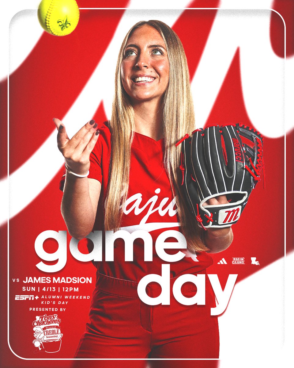 Louisiana Ragin' Cajuns® Softball tweet media